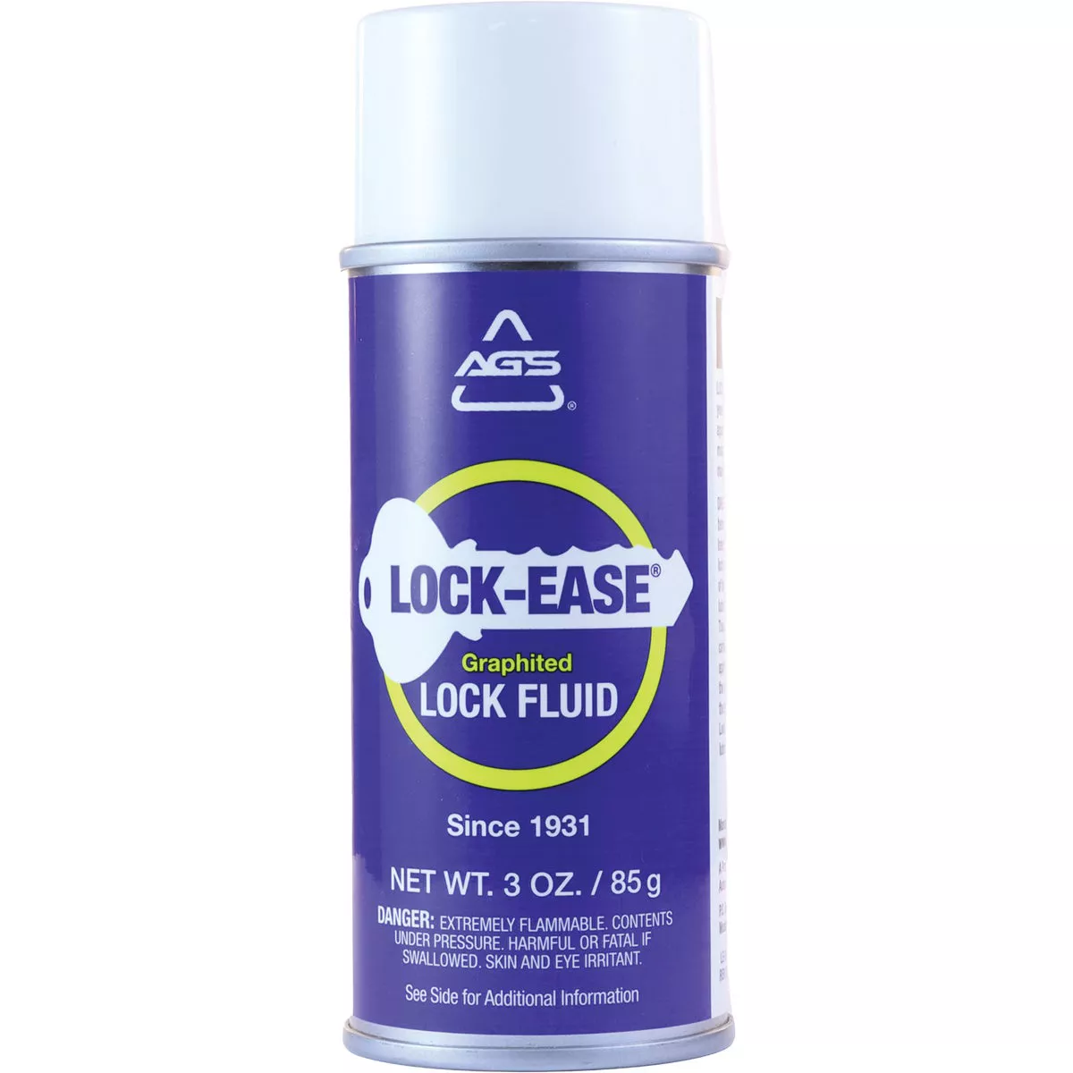 AGS Lock-Ease 3 Oz. Aerosol Spray Graphited Lock Lubricant