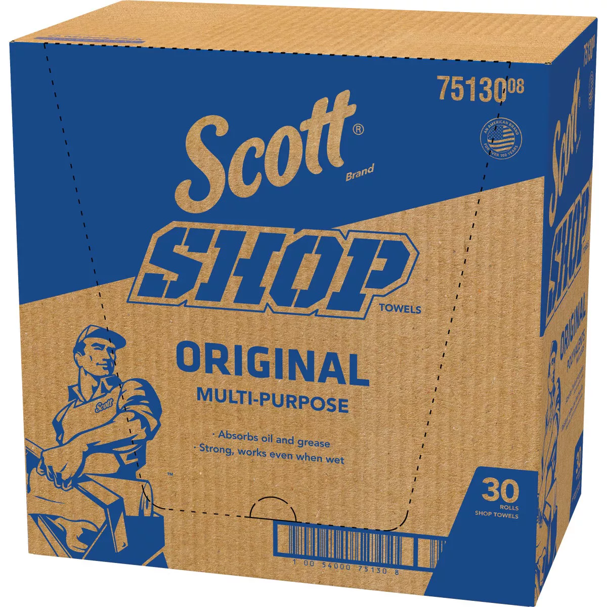 Scott 11 In. W x 9.4 In. L Disposable Original Shop Towel (55-Sheets) - photo 2
