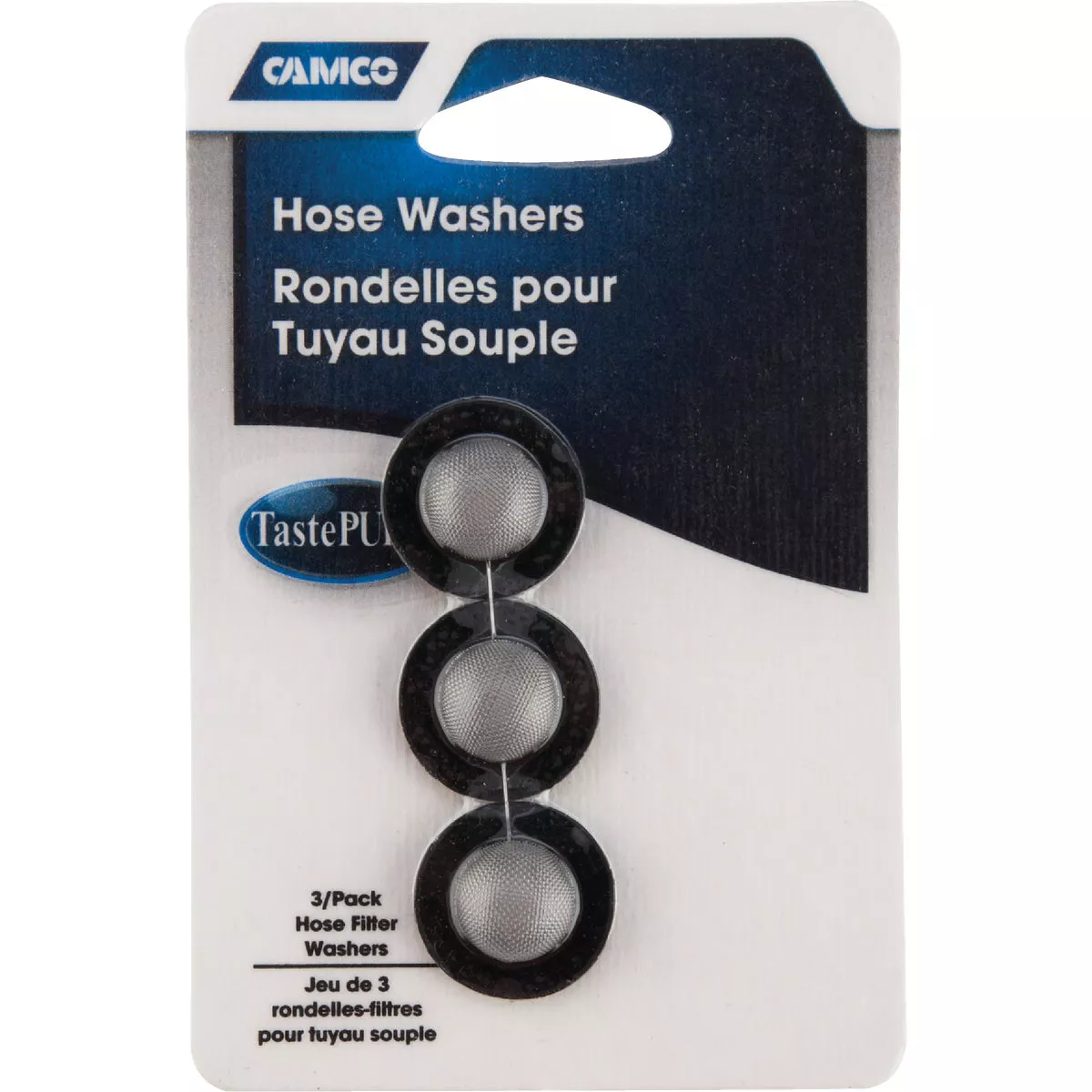 Camco Stainless Steel Mesh 1 In. RV Washer with Filter, (3-Pack) - photo 2
