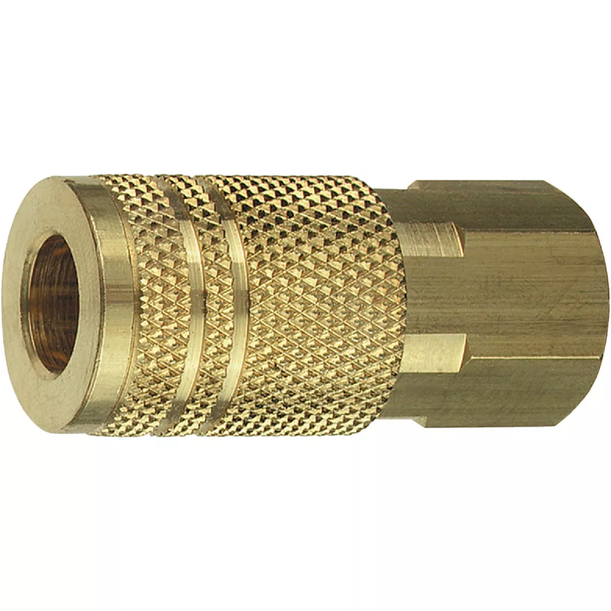 Tru-Flate Industrial/Milton Series Push-to-Connect 1/4 In. FNPT Coupler (10-Pack)