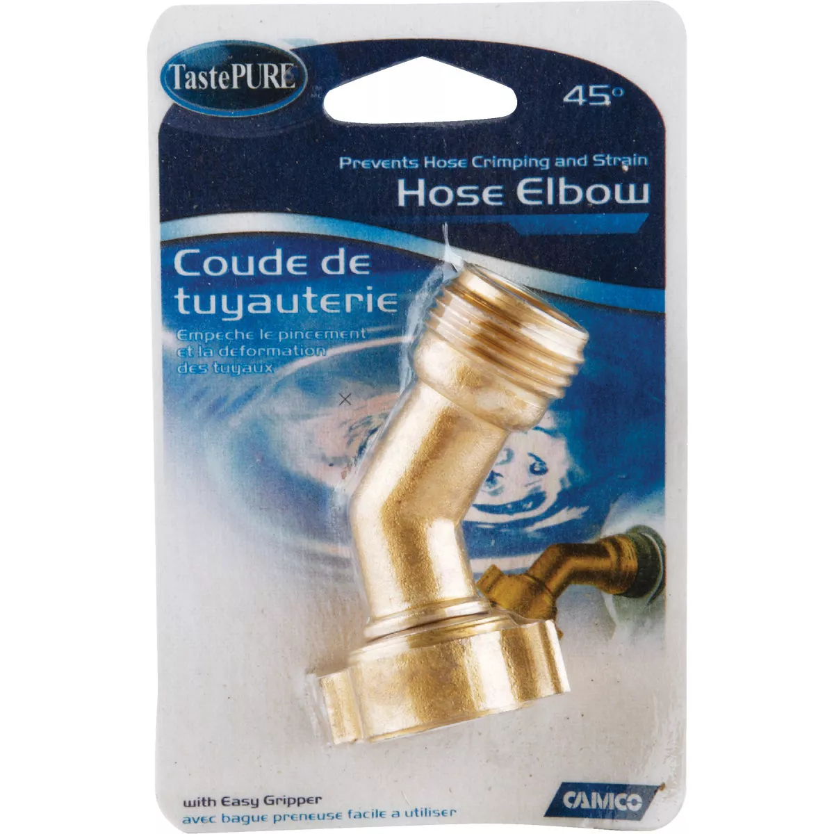 Camco Brass 45 deg RV Water Hose Elbow - photo 2