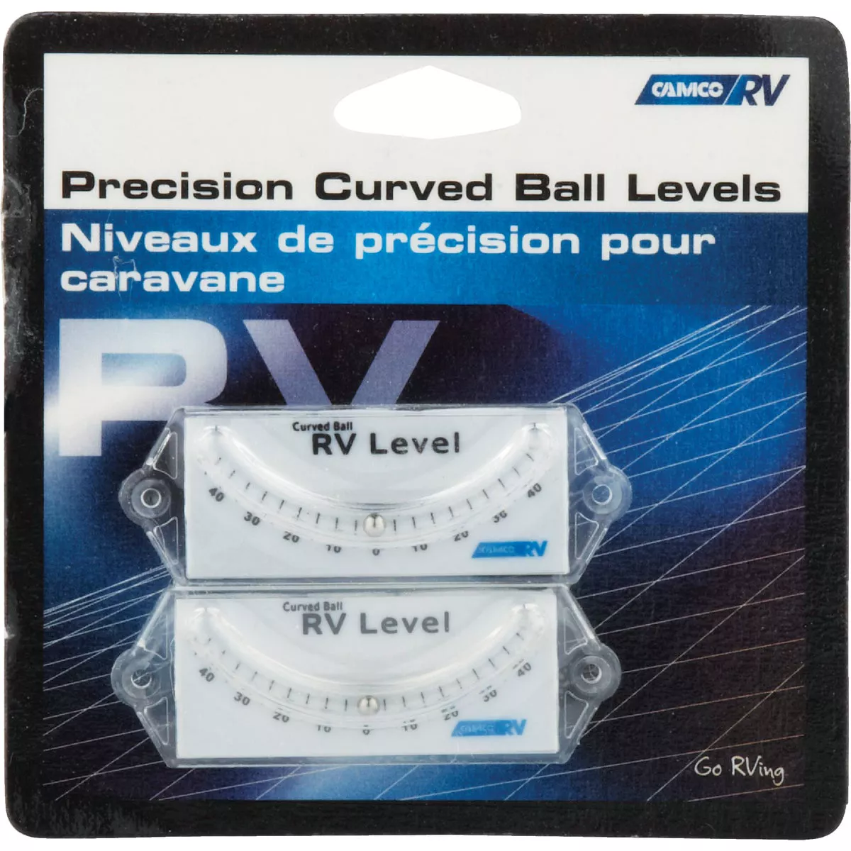 Camco RV Curved Ball RV Level, (2-Pack) - photo 2