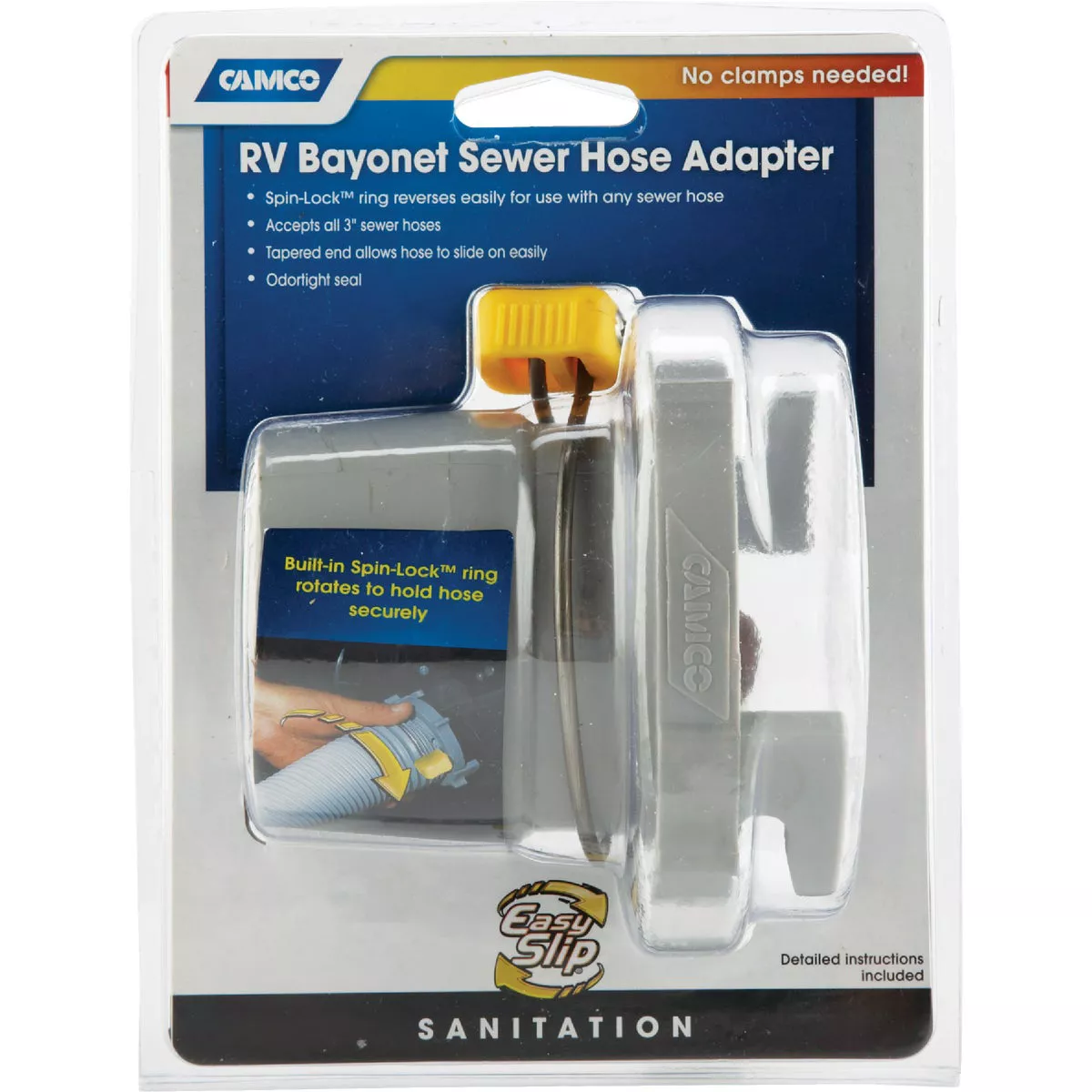 Camco Easy Slip RV Sewer Hose Adapter - photo 2
