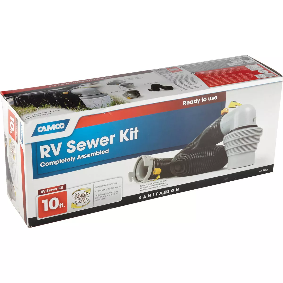 Camco 10 Ft. Easy Slip RV Sewer Kit - photo 2