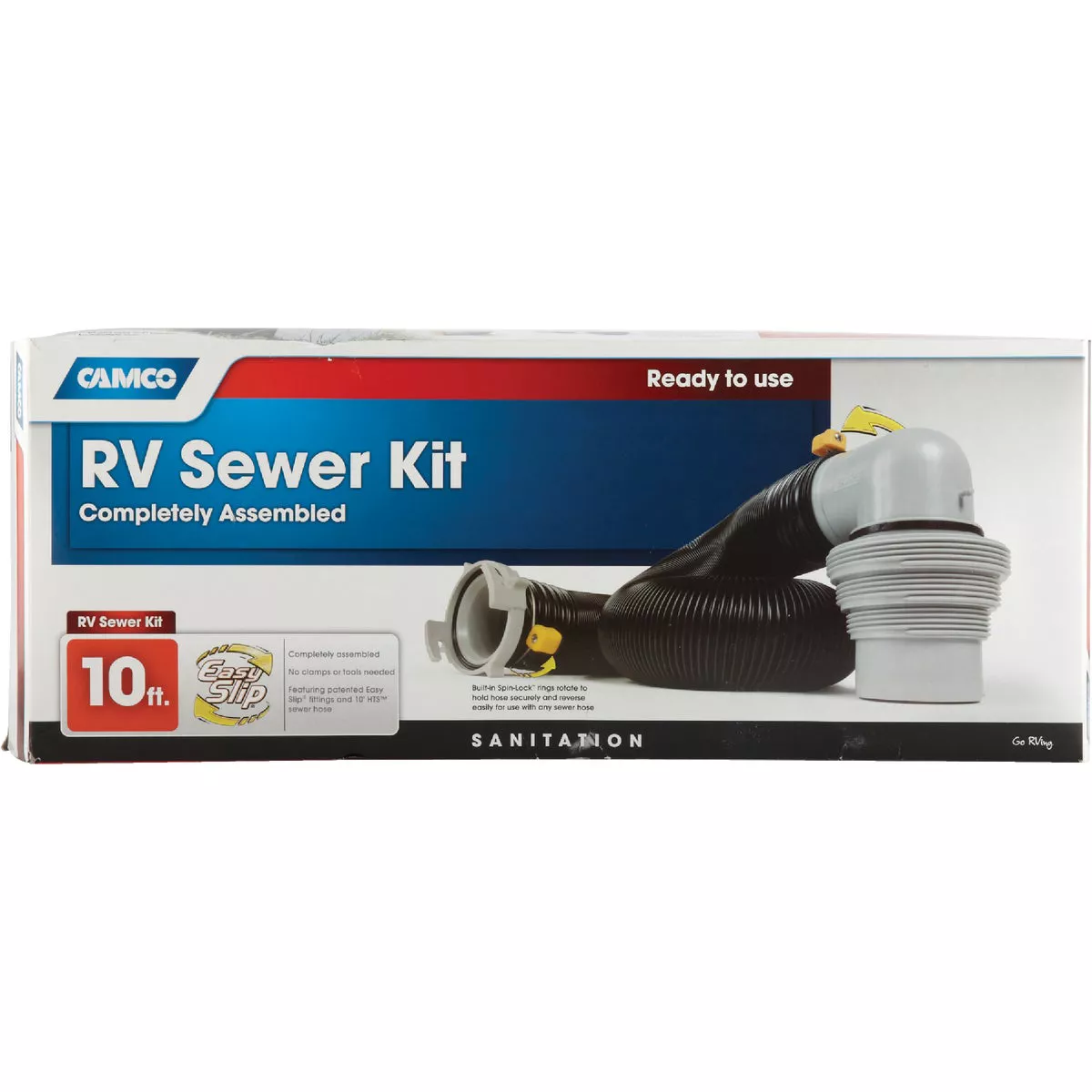 Camco 10 Ft. Easy Slip RV Sewer Kit - photo 3
