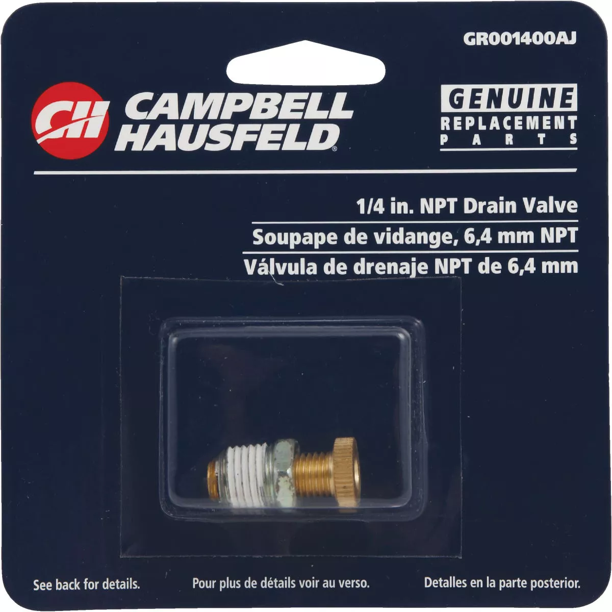 Campbell Hausfeld 1/4 In. Replacement NPT Drain Cock - photo 2