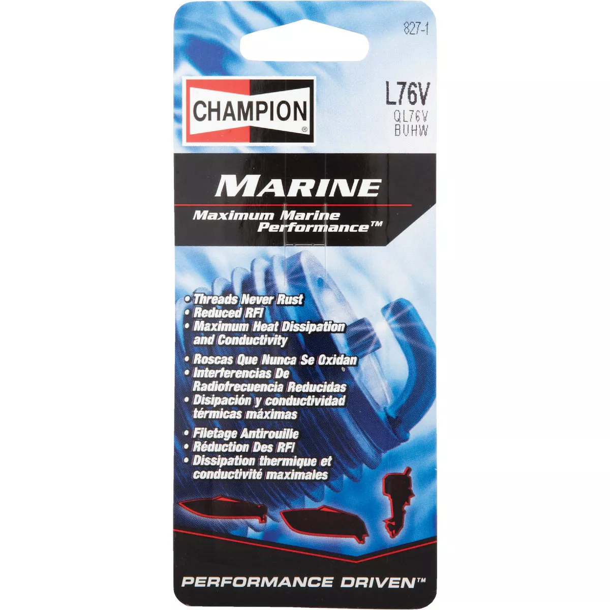 Champion L76V Copper Plus Marine Spark Plug - photo 2