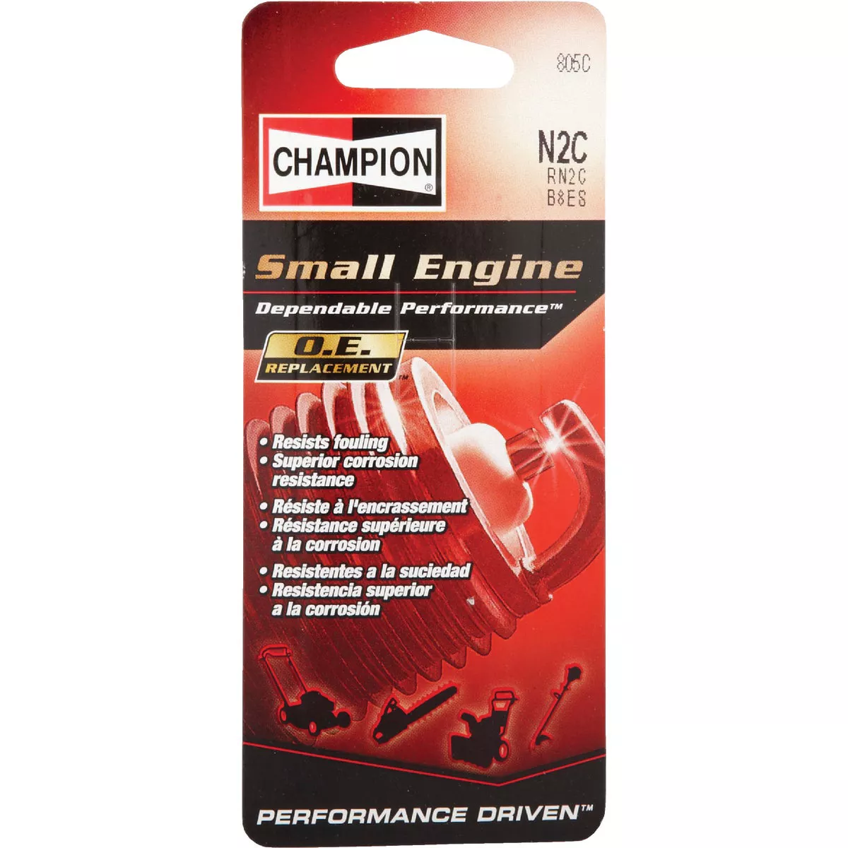 Champion N2C Copper Plus Small Engine Spark Plug - photo 2