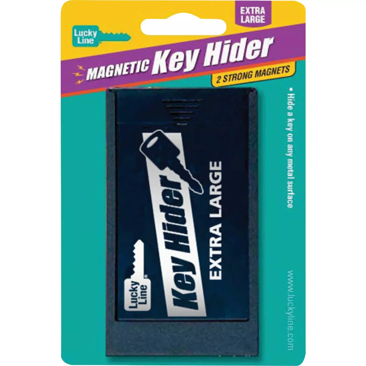 Lucky Line Black Plastic Extra Large Magnetic Key Hider - photo 2