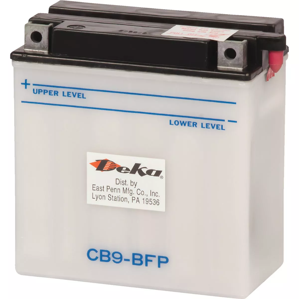 Deka 12-Volt 9 AH Powersport Battery, Left Front Positive Terminal ...