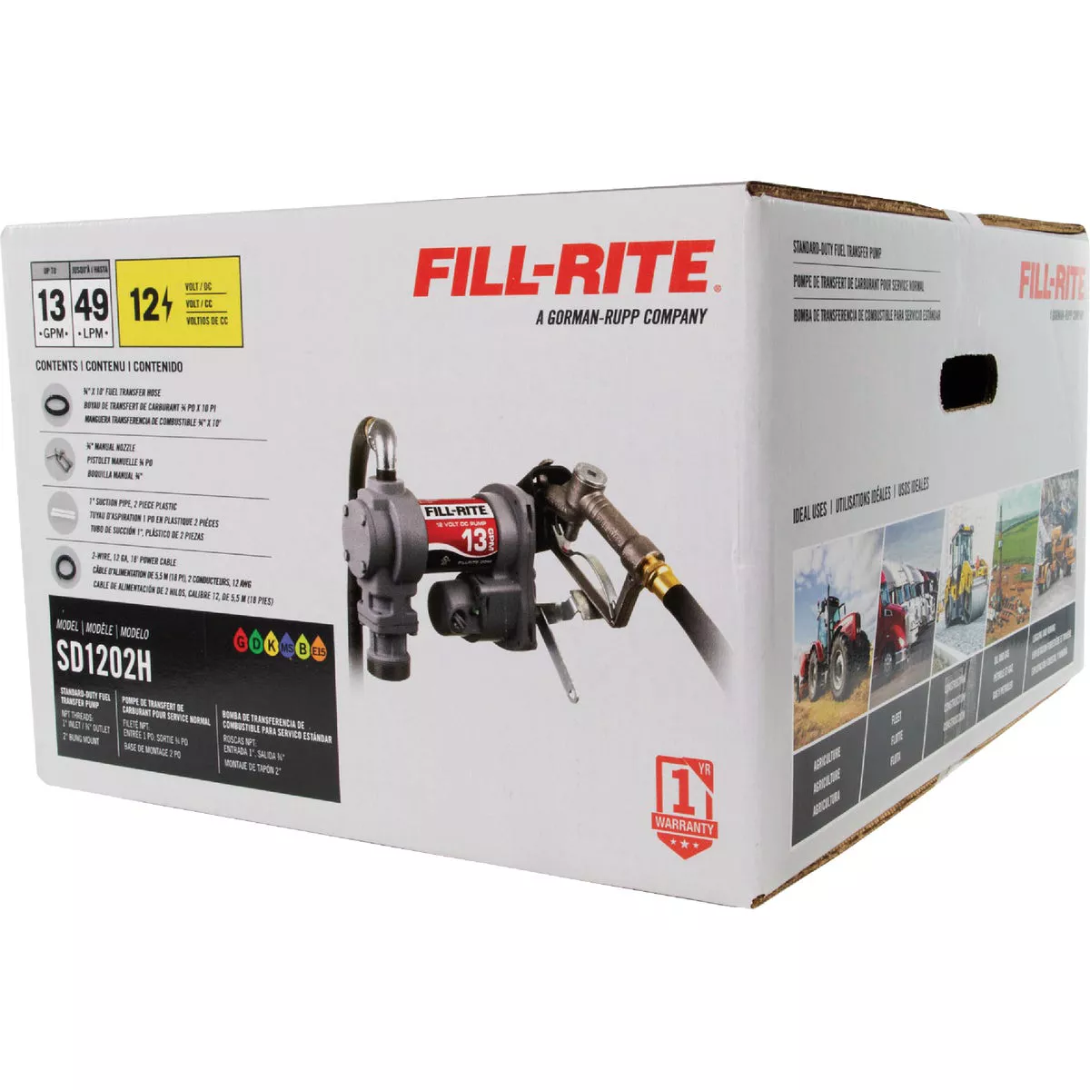 Fill-Rite 12V DC Fuel Transfer Pump with Nozzle - photo 2