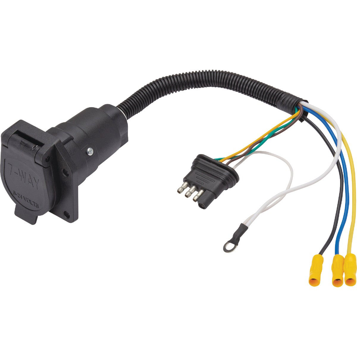 TowSmart Trailer 4-Way Flat To 7-Way Blade Wiring Adapter | Do it Best