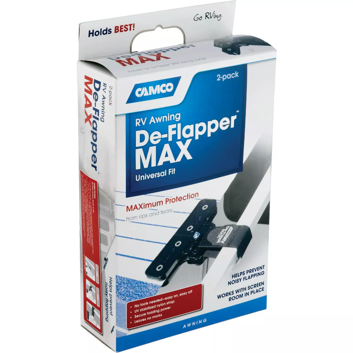 Camco Plastic RV De-Flapper Awning Strap, (2-Pack) - photo 2