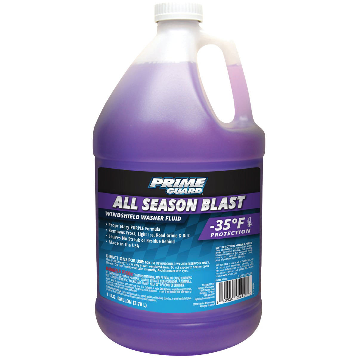 Prime Guard All Season Blast 1 Gal. 35 Deg F DeIcer Windshield Washer