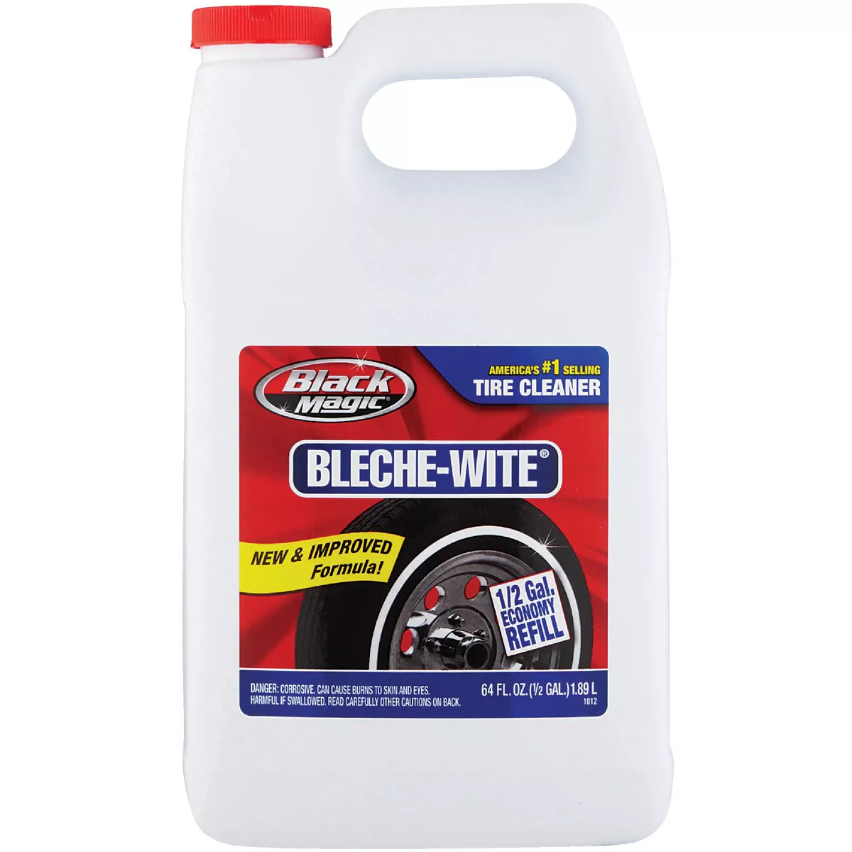  Black Magic Bleche-wite 64 Oz. Pourable Tire Cleaner