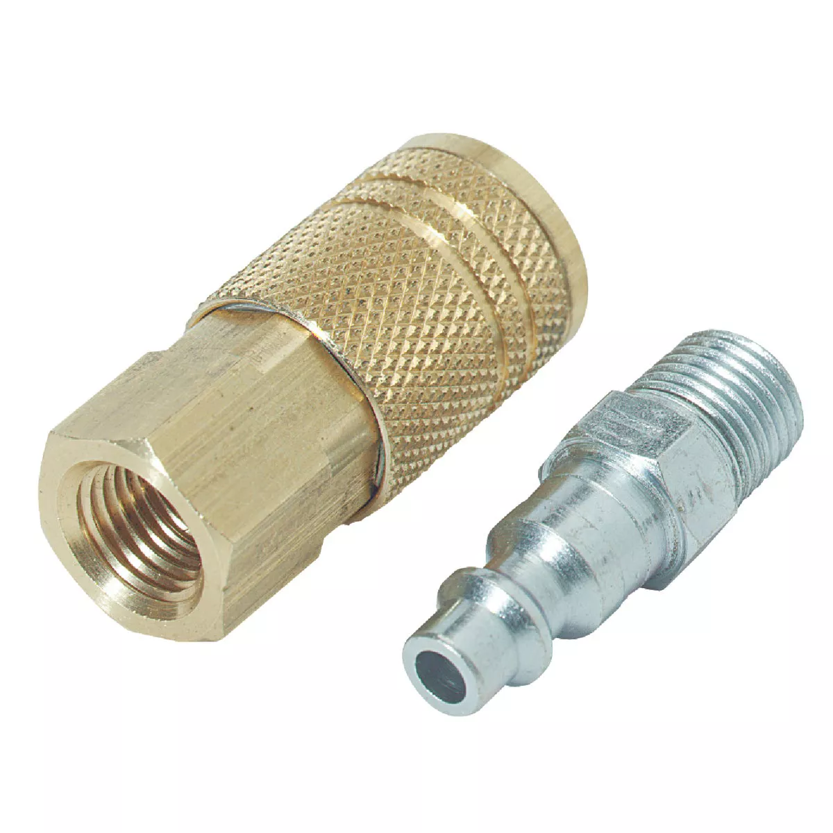 Tru-Flate Industrial/Milton Steel-Plated Coupler & Nipple Set - photo 2