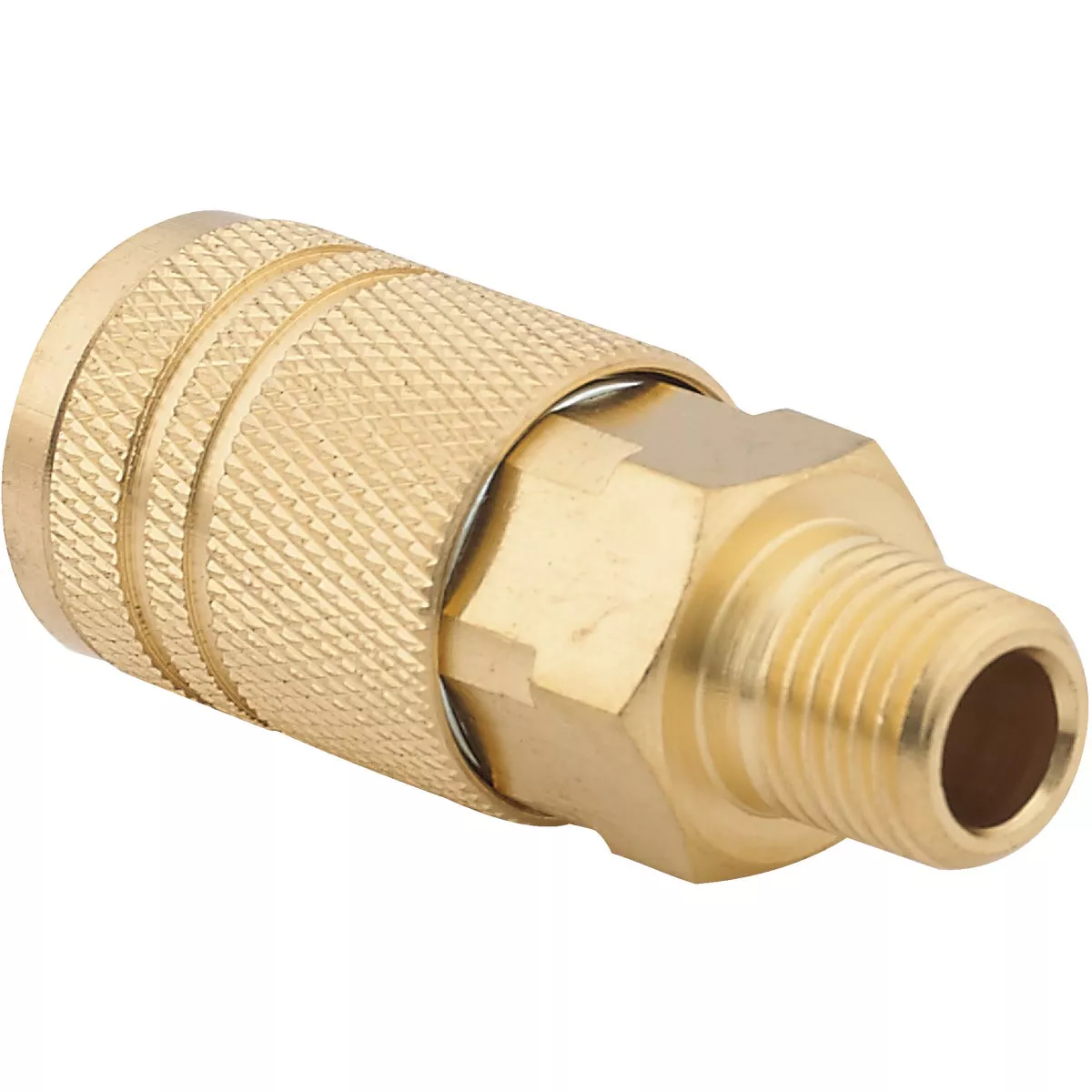 Tru-Flate Industrial/Milton Series Push-to-Connect 1/4 In. MNPT Coupler - photo 2