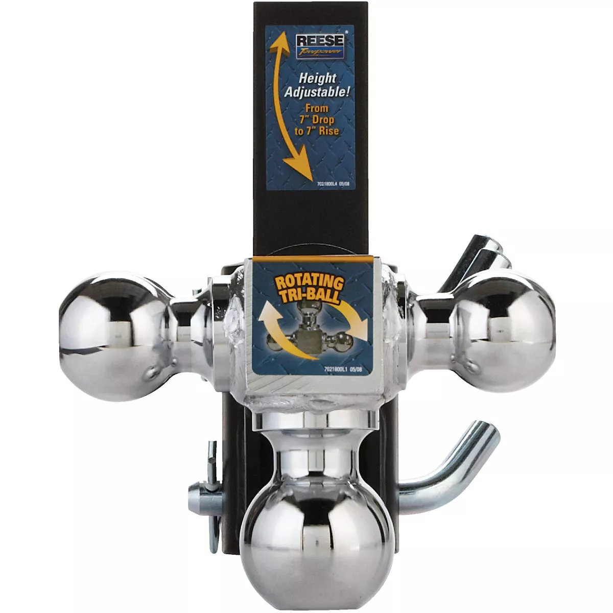 Reese Towpower Adjustable Rotating Multiple Hitch Ball Mount - photo 2