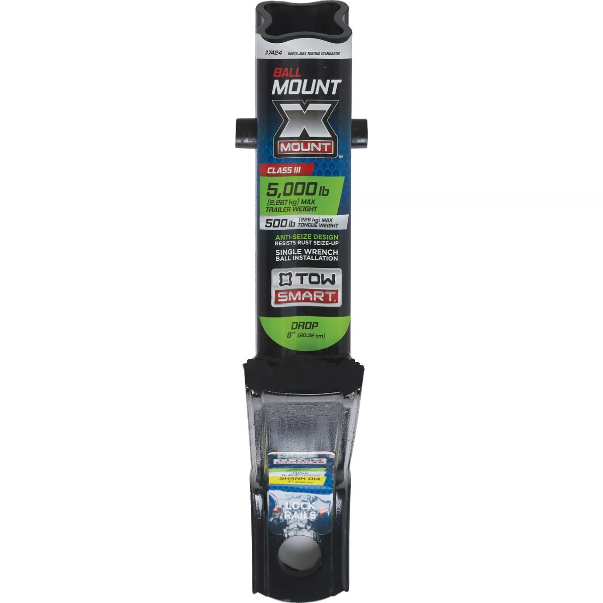 TowSmart X-Mount Class III 8 In. Drop Hitch Draw Bar, 5000 Lb. Capacity - photo 2