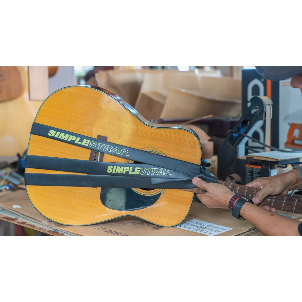 Simple Strap 40 mm x 20 Ft. Yellow Regular Duty Tie-Down Strap - photo 4