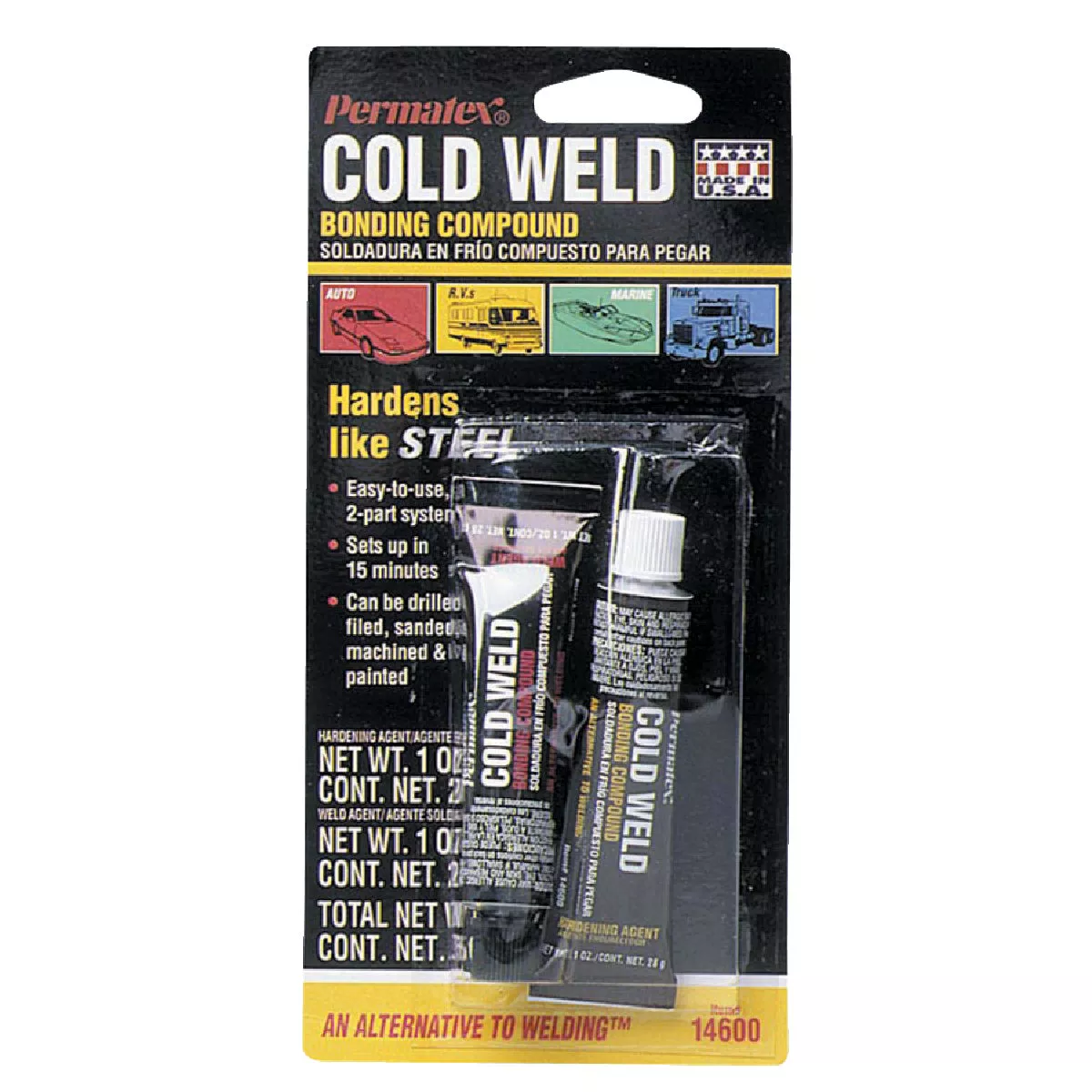 PERMATEX 1 Oz. Cold Weld Bonding Compound Epoxy