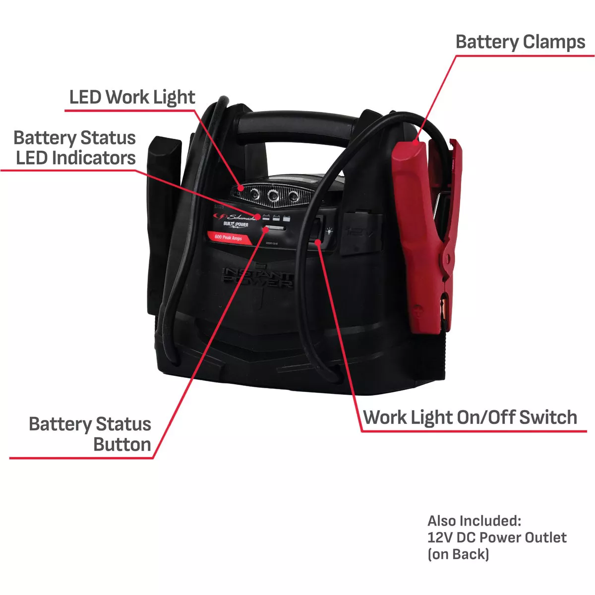 Schumacher 600-Amp Jump Start System - photo 3