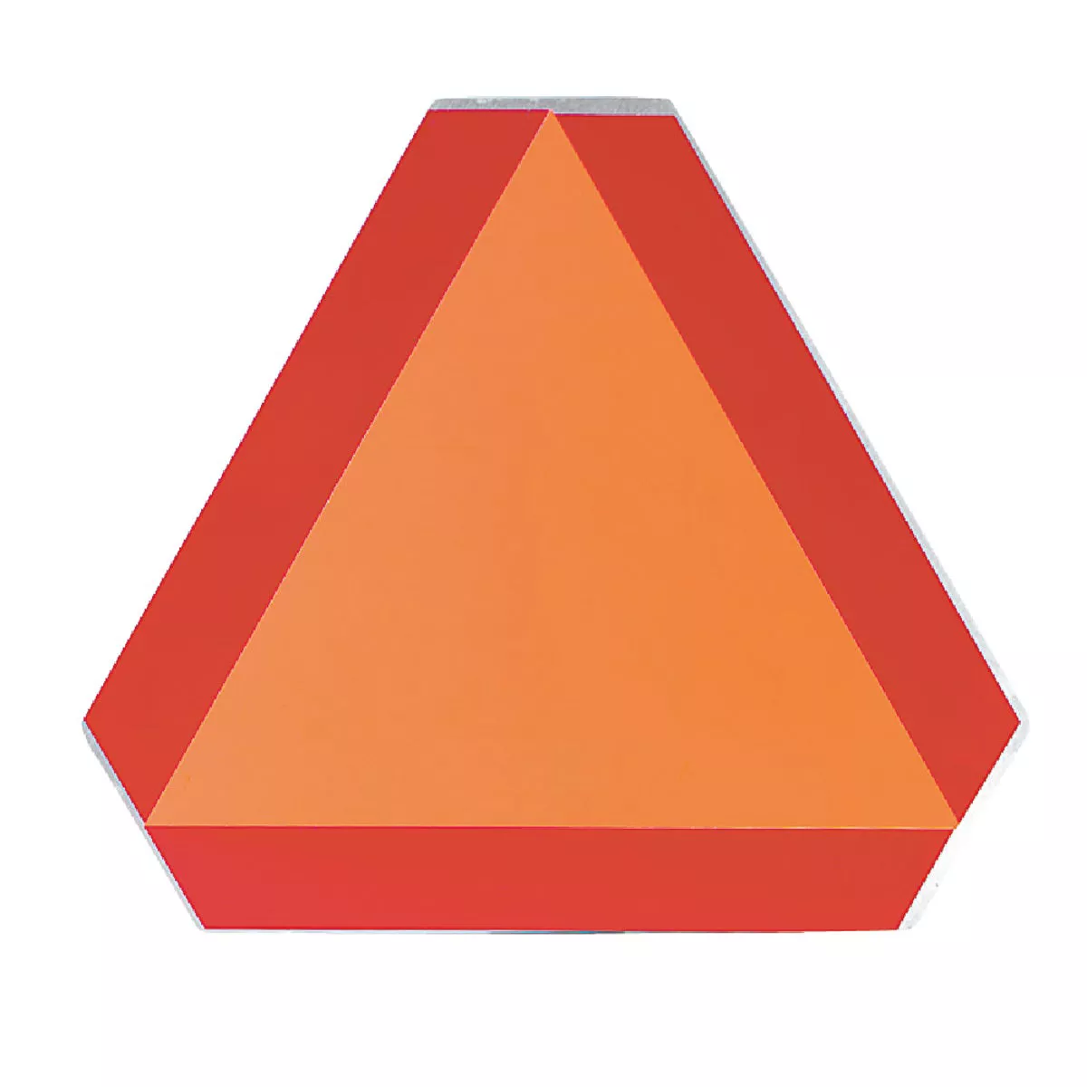 Safety Vehicle Emblem 16 In. x 14 In. Slow Moving Vehicle Emblem, Aluminum Sign