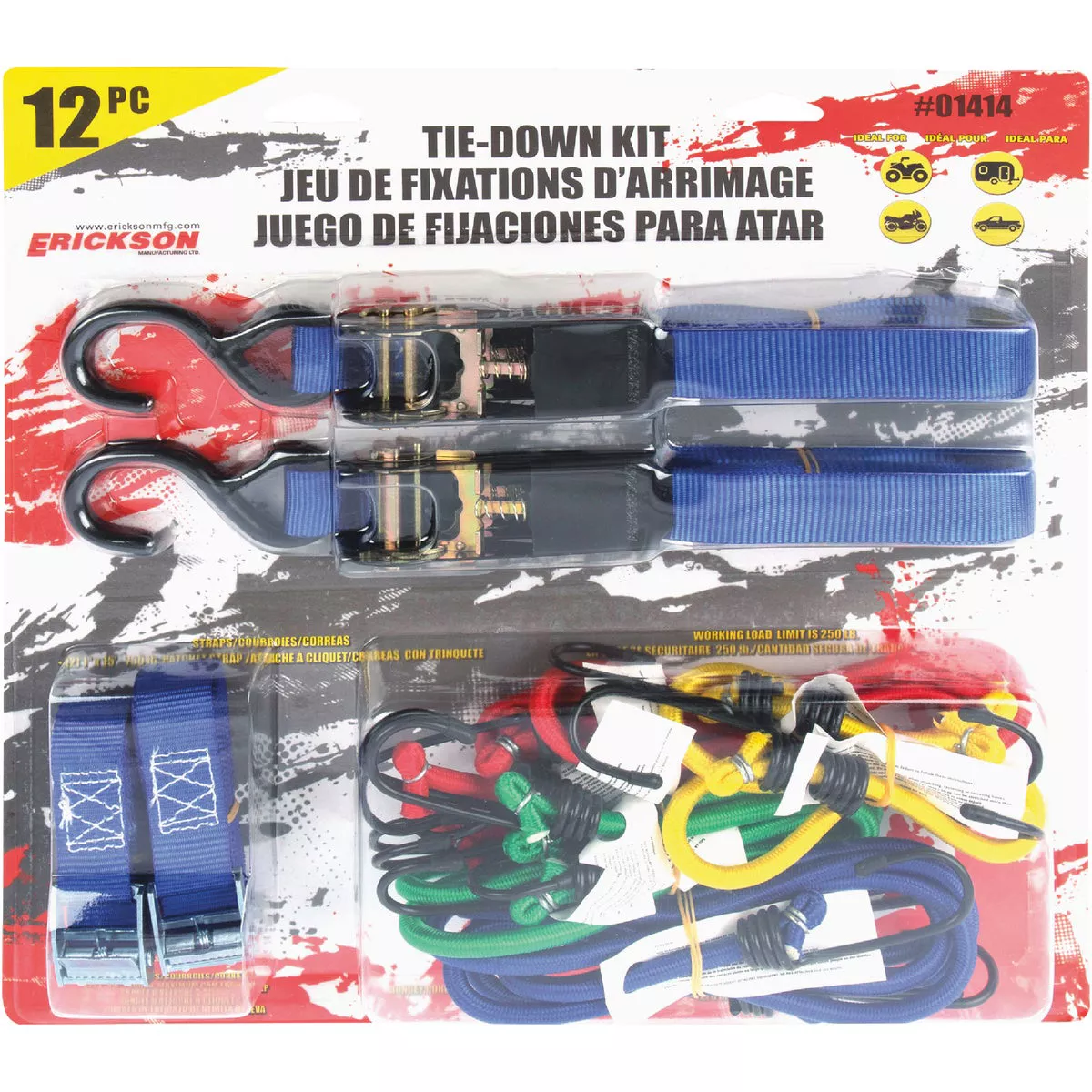 Erickson Assorted Tie-Down Set - photo 2