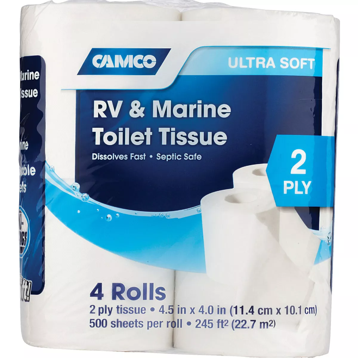 Camco RV & Marine 2-Ply Toilet Paper (4 Regular Rolls) - photo 2