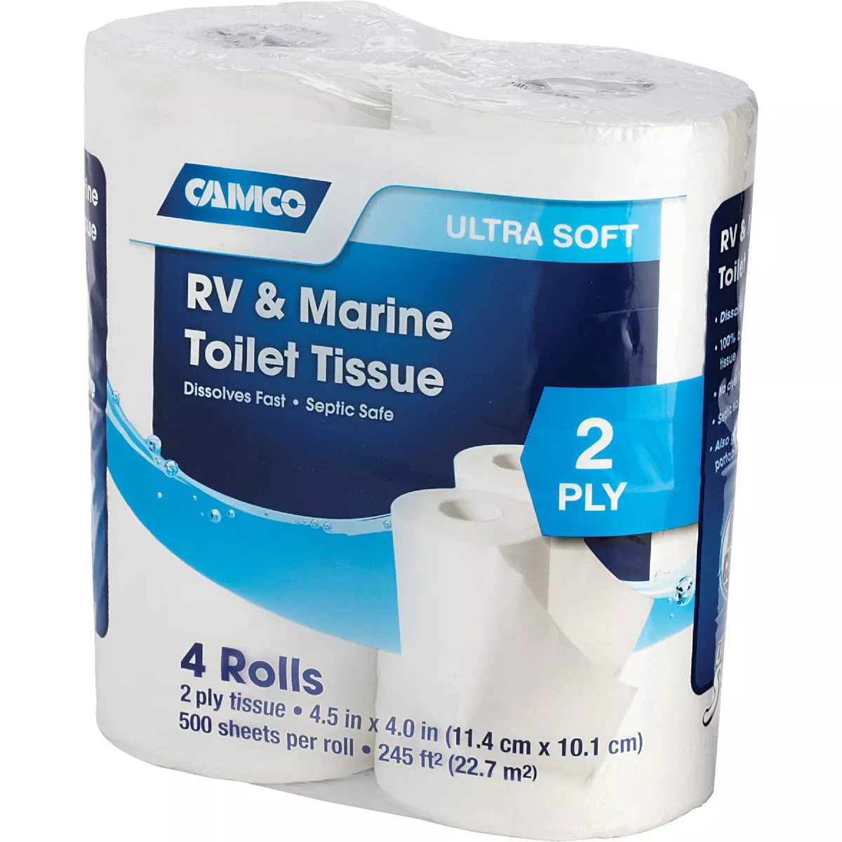 Camco RV & Marine 2-Ply Toilet Paper (4 Regular Rolls) - photo 3