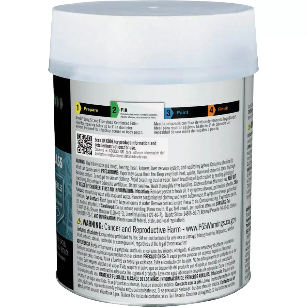 Bondo 32 Oz. Long Strand Fiberglass Reinforced Filler - photo 3