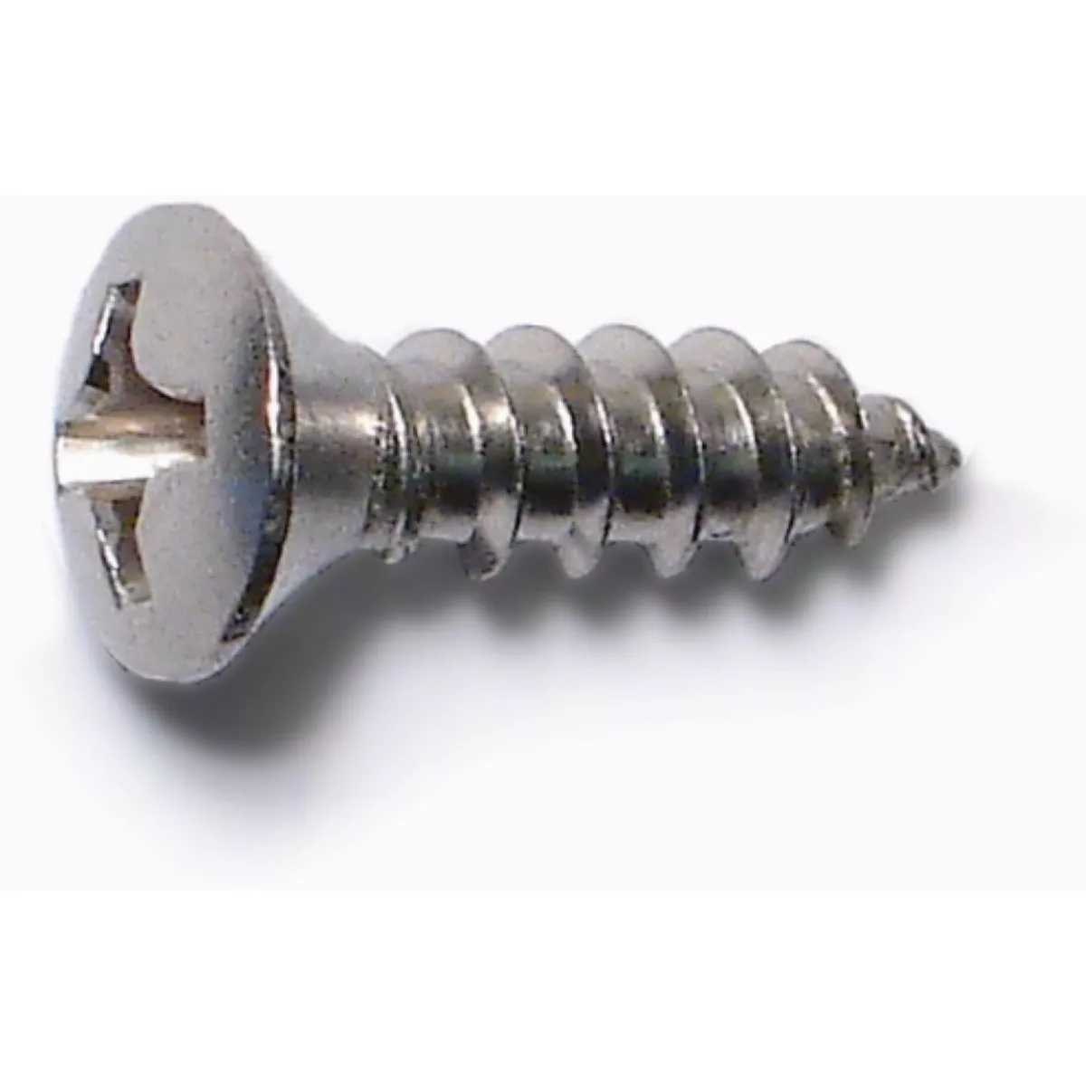 Midwest Fastener #6 x 1/2 In. 18-8 Stainless Steel Phillips Oval Head Sheet Metal Screws (1 Ct.)