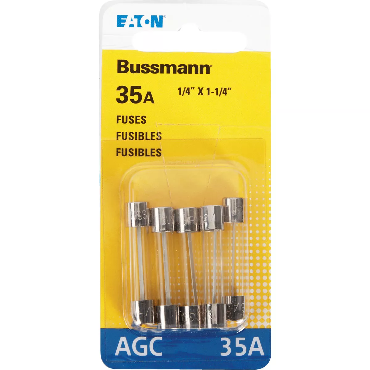 Bussmann 36-Amp 32-Volt AGC Glass Tube Automotive Fuse (5-Pack) - photo 2