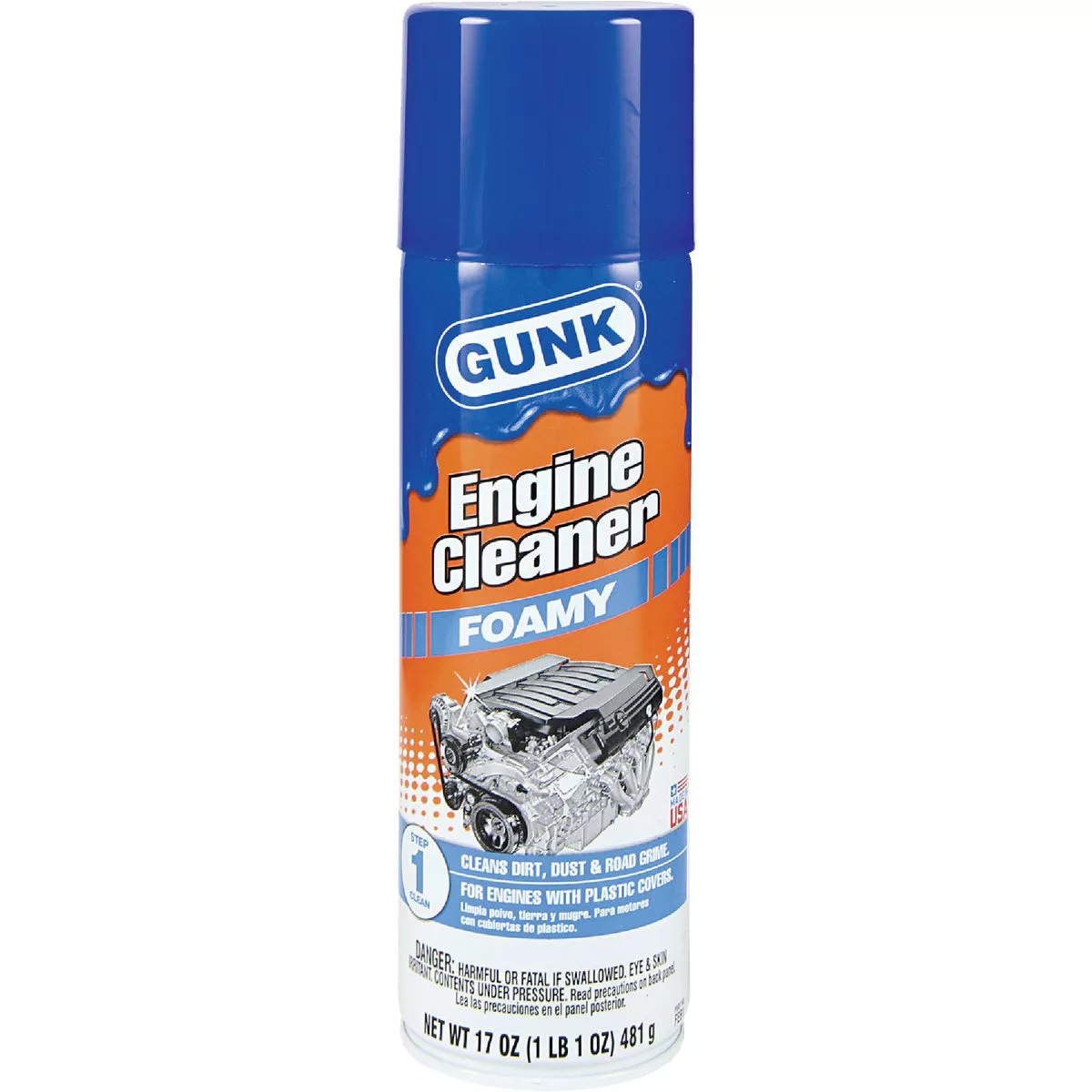 Gunk 17 Oz. Aerosol Foamy Engine Cleaner Degreaser