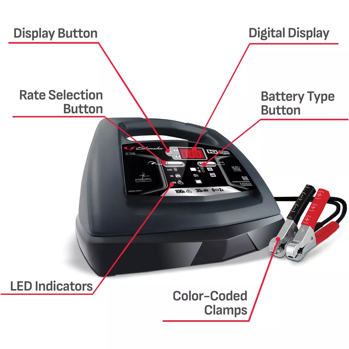 Schumacher 100A Automatic Battery Charger - photo 2