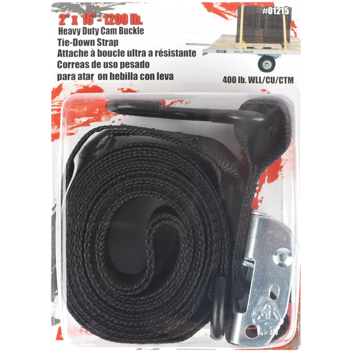 Erickson 2" x 15' Polyester Tie Down Strap - photo 2