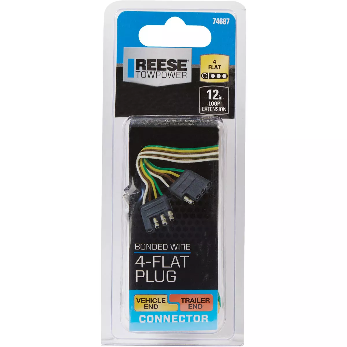 Hopkins Towing Solutions 12 In. 4-Flat Loop Trailer Wiring Extension - photo 2