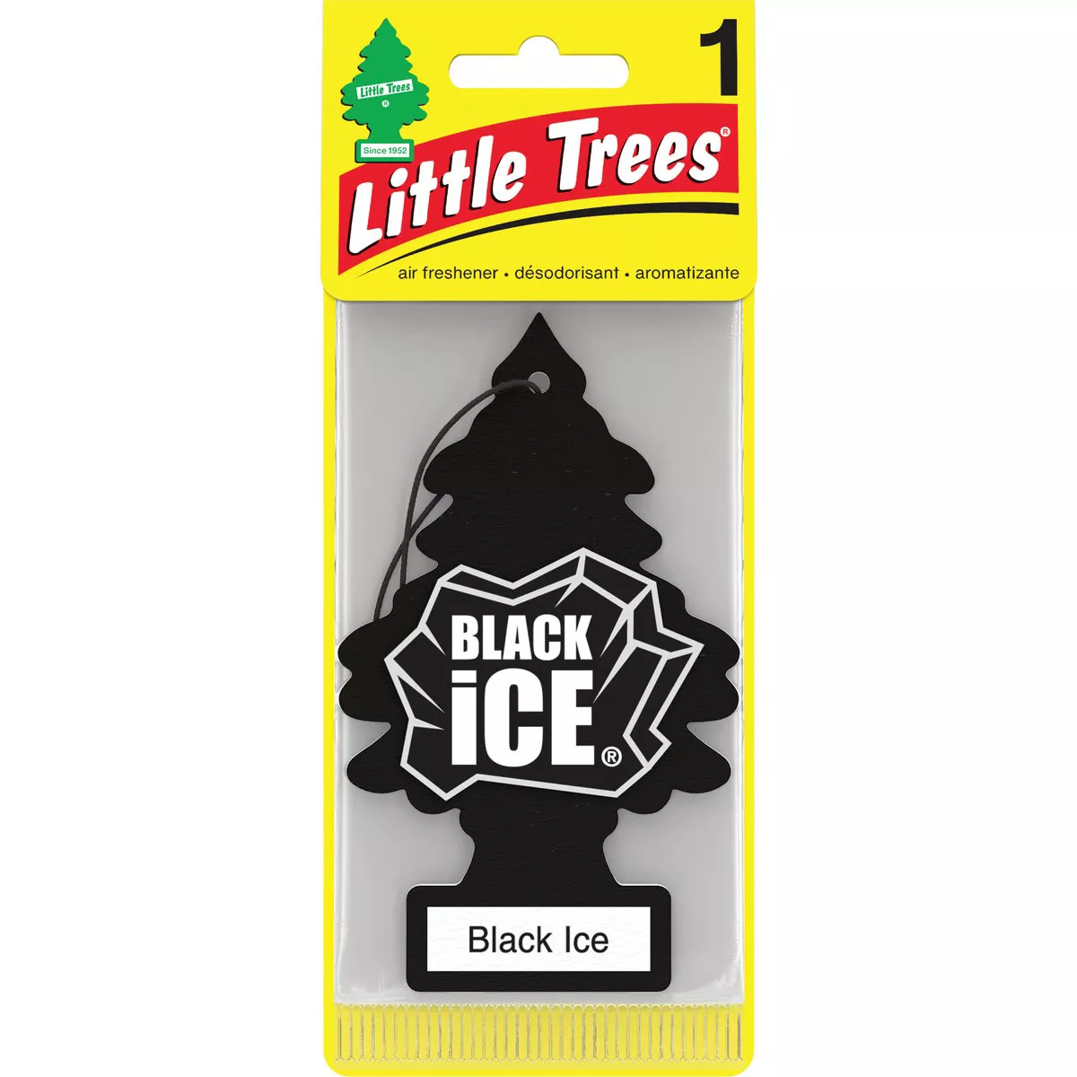 Little Trees Car Air Freshener, Black Ice