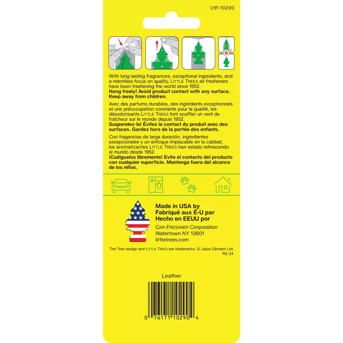 Little Trees Car Air Freshener, Leather - photo 2