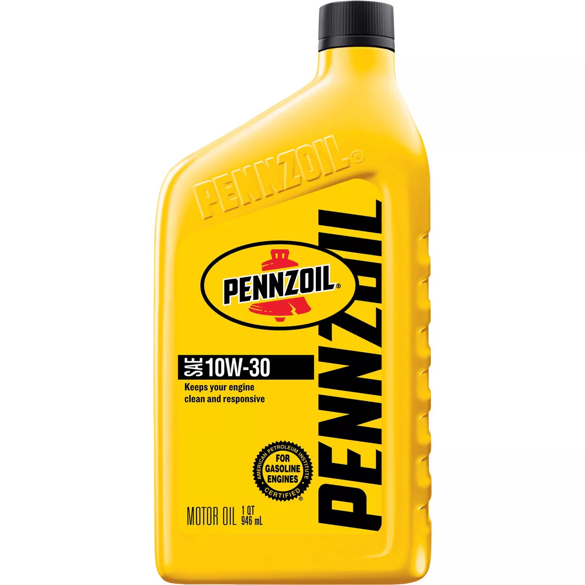 Pennzoil Conventional Motor Oil 10W-30 Motor Oil, 1 Qt.