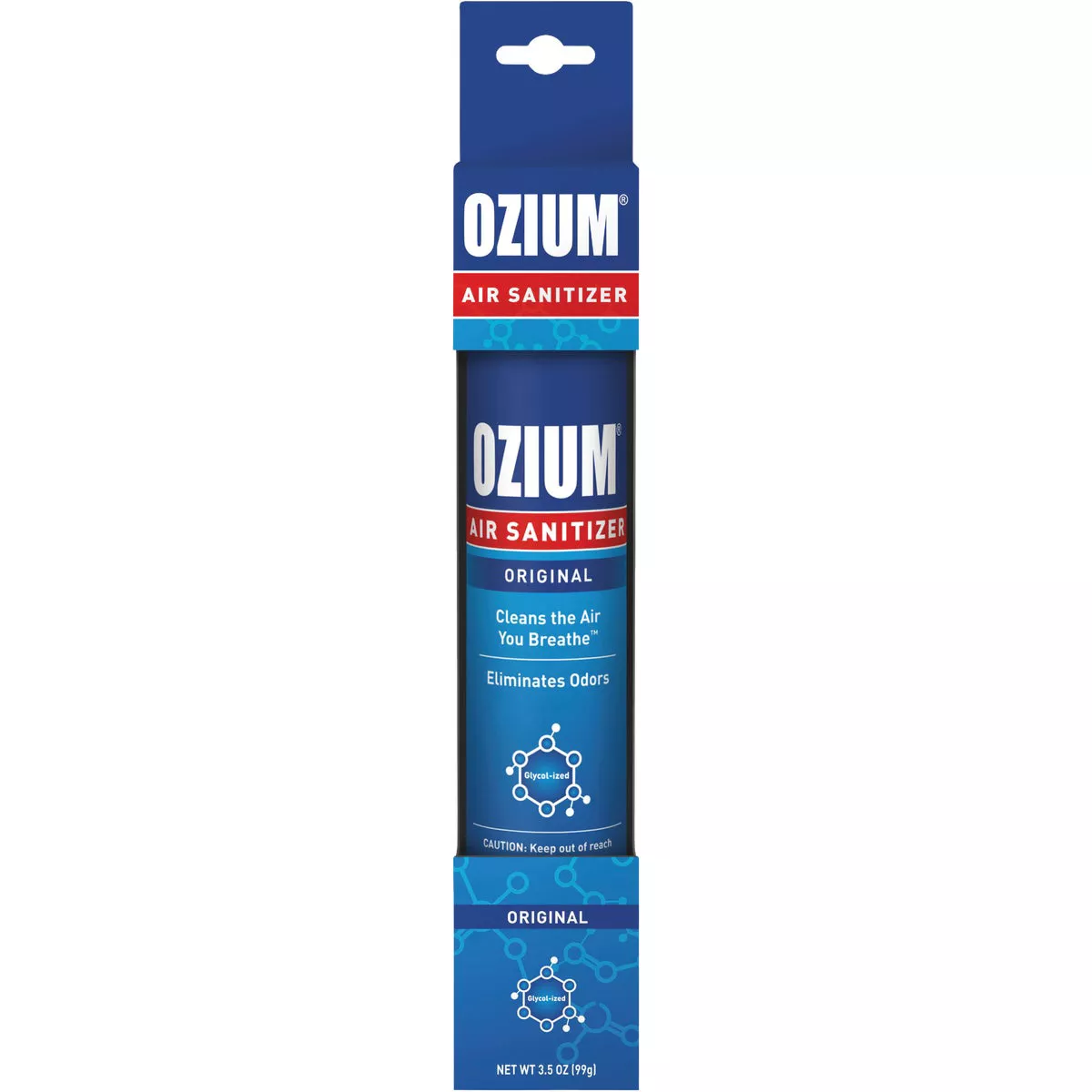 Ozium 3.5 Oz. Car Air Freshener/Sanitizer Spray, Original Scent