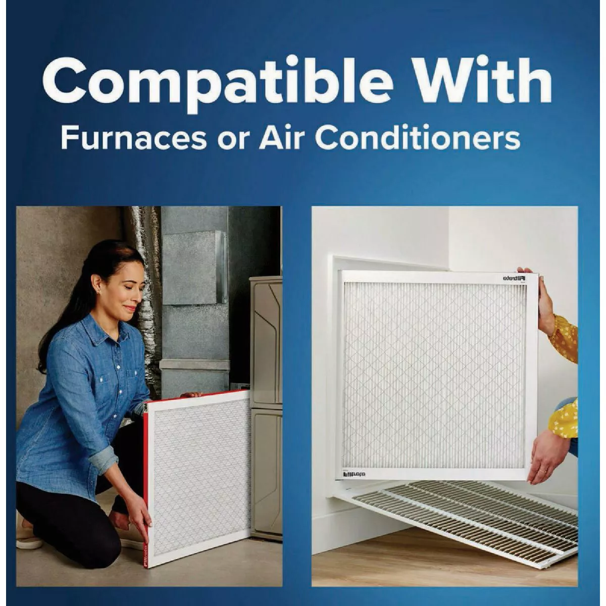 3M Filtrete Allergen Defense 12 In. x 24 In. x 1 In. Electrostatic Air Conditioner Filter - photo 4