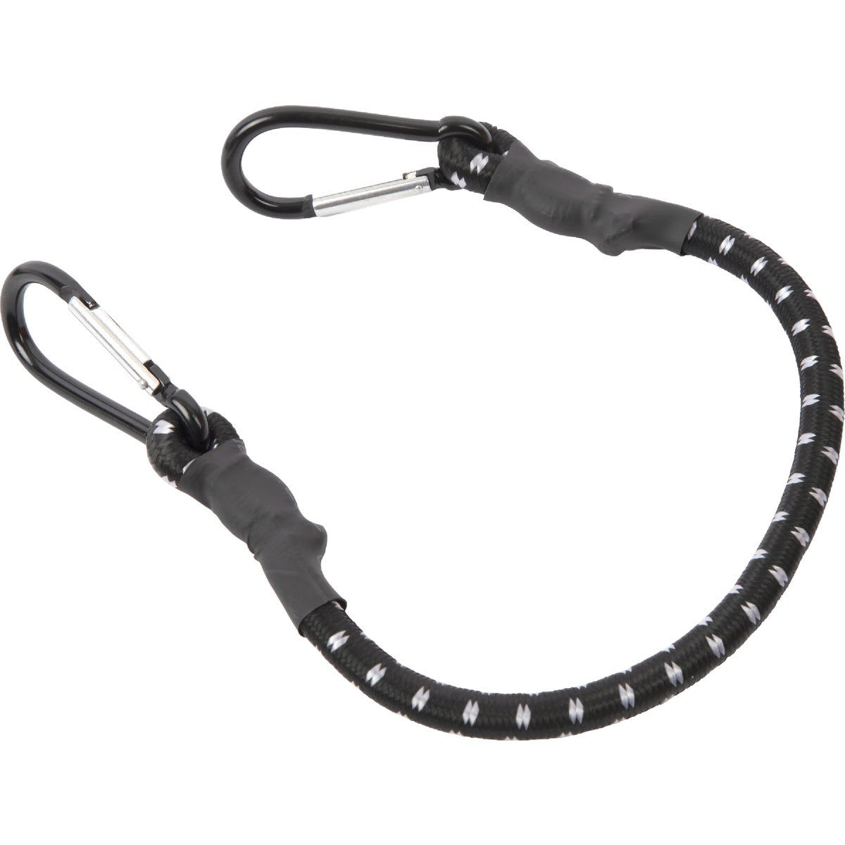 Erickson 1 In. x 24 In. Industrial Bungee Cord with Carabiner Hooks, Black  - Thomas Do-it Center