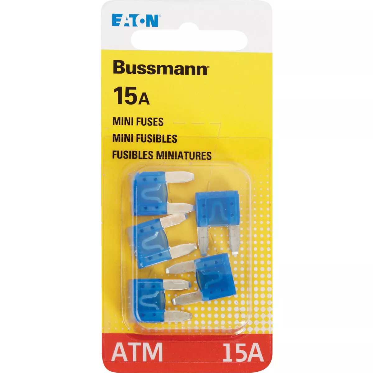 Bussmann 15A 32V ATM Blade Mini Automotive Fuse (5-Pack) - photo 2
