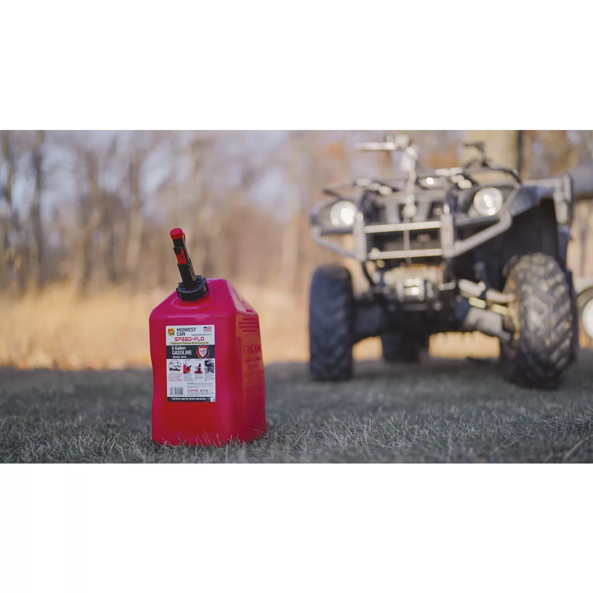 Midwest Can 5 Gal. Plastic Gas Speed-Flo Racing Can - photo 4