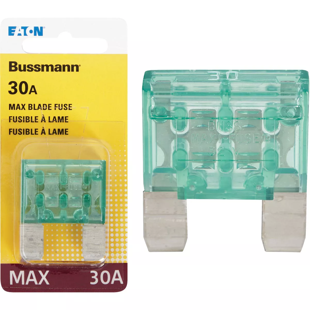 Bussmann 30A 32V MAX Blade Maxi Automotive Fuse