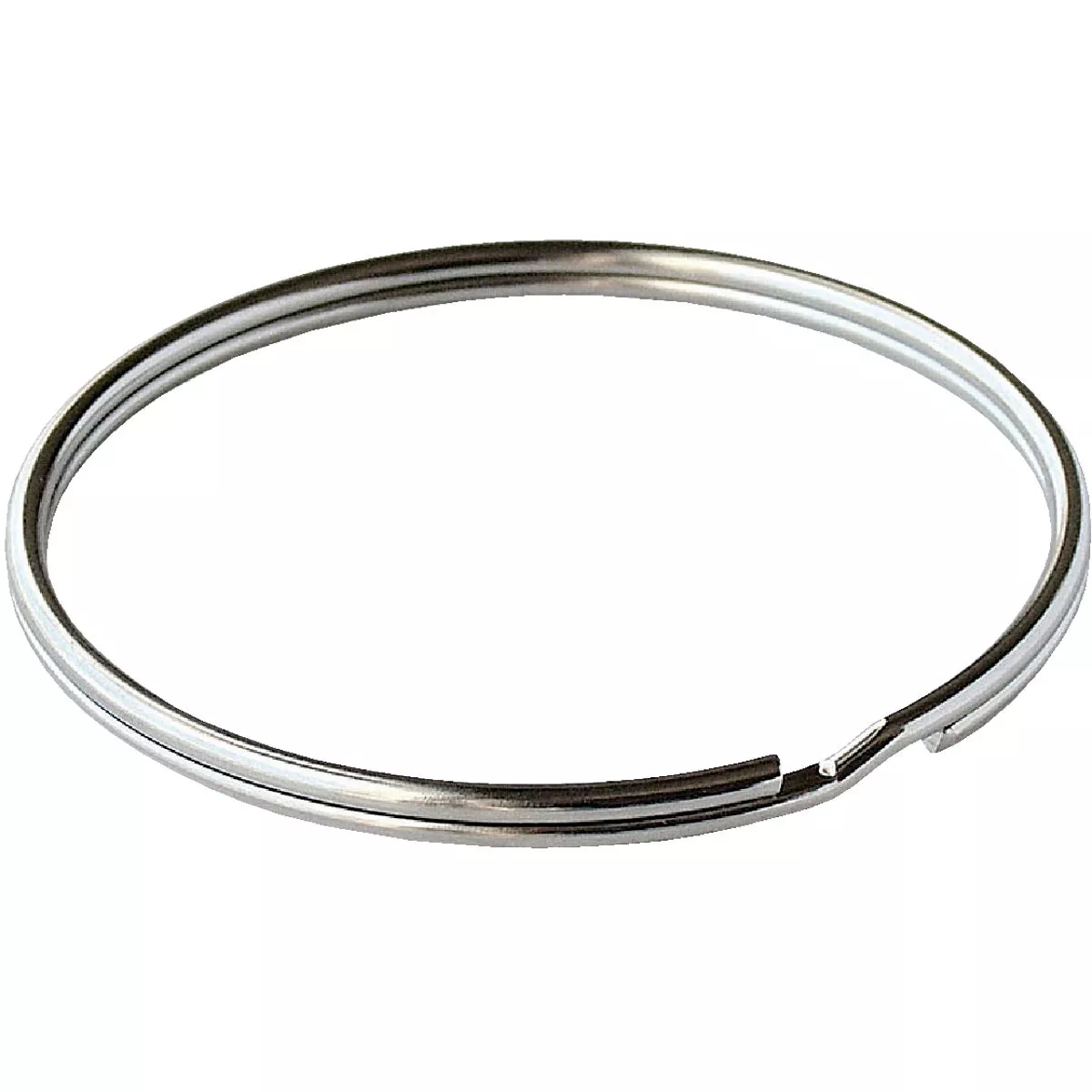 Lucky Line Tempered Steel Nickel-Plated 1 In. Key Ring (100-Pack)