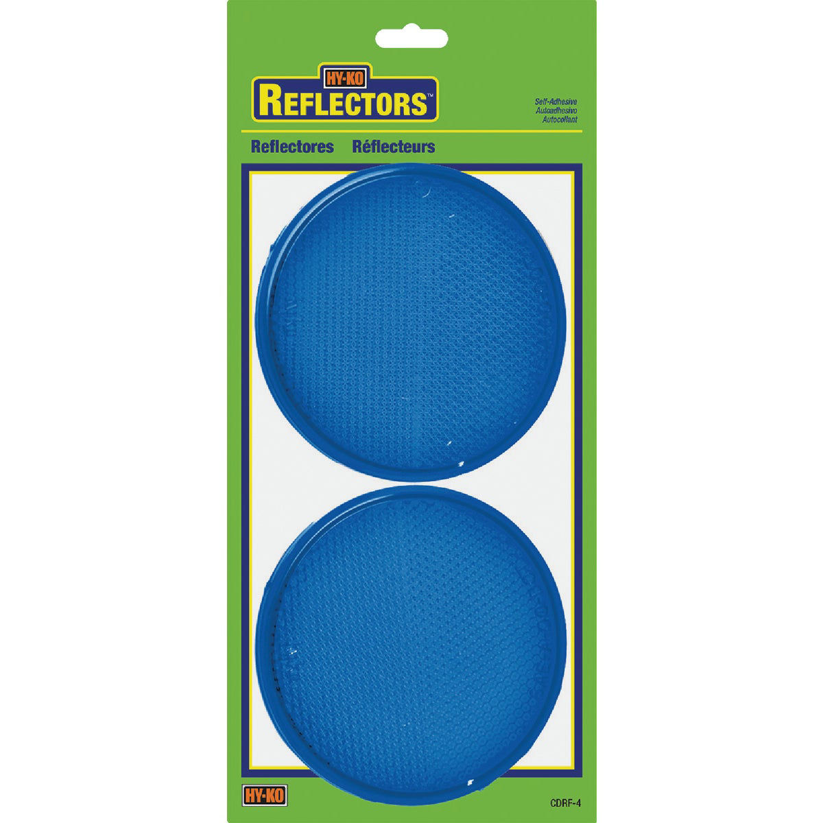 thumbnail image 2 of Hy-Ko CDRF-3B Blue Reflector - 3-1/4" Break-Resistant Plexiglass - DOT Approved 2 of 5