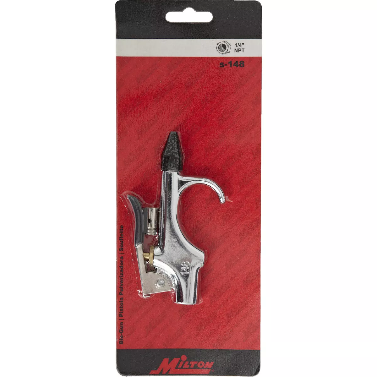 Milton 150 PSI Zinc Die-Cast Compact Safety Lever Blow Gun - photo 2