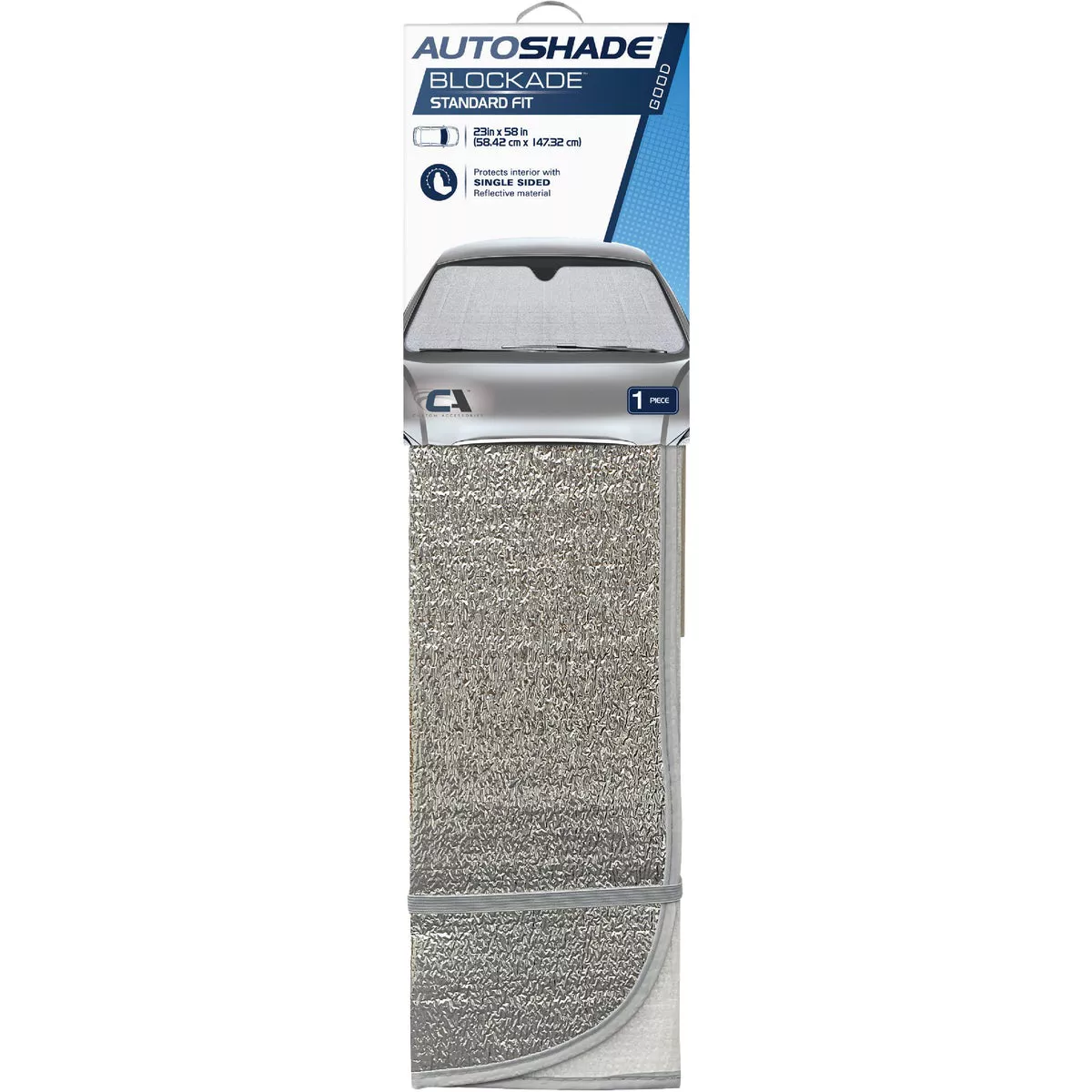 Custom Accessories Auto Shade 24 In. W x 58 In. L Reflective Sunshade - photo 2